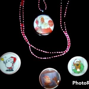 Christmas Themed Magnetic Necklace